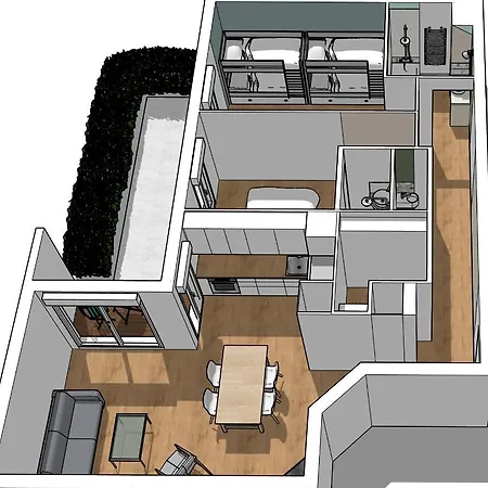 Apartment La Serrisienne 5 - Val D'europe - Disneyland Paris - 6 A 8 Personnes Serris