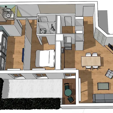 Apartment La Serrisienne 5 - Val D'europe - Disneyland Paris - 6 A 8 Personnes *